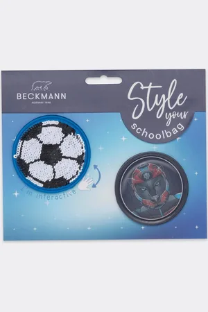 Beckmann Schulranzen BUTTON smiley PAILETEN - Verkäufer: Ranzenmaxx