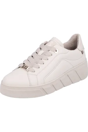 Rieker Keilsneaker in monochromer Optik,Freizeitschuh,Halbschuh,Schnürschuh-schmale Form