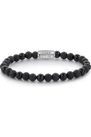 Rebel & Rose Armband Armband Black Rocks RR-60033-S-L Herren - Verkäufer: Timeshop24