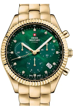 CHRONO Quarzuhr Swiss Military SM30207.04 Elegant Chronograph Damenuhr 38mm 5ATM Swiss Military SM30207.04 Elegant Chronograph Damenuhr 38mm 5ATM - Verkäufer: Timeshop24
