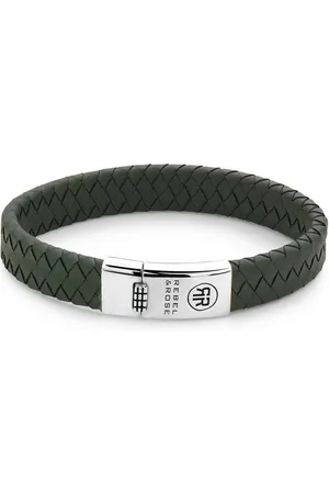 Rebel & Rose Armband Armband Braided Flat RR-L0148-S-L+ Herren - Verkäufer: Timeshop24