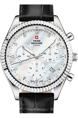 CHRONO Quarzuhr Swiss Military SM30207.05 Elegant Chronograph Damenuhr 38mm 5ATM Swiss Military SM30207.05 Elegant Chronograph Damenuhr 38mm 5ATM - Verkäufer: Timeshop24
