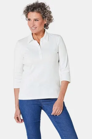 GOLDNER Poloshirt Basic-Poloshirt mit Stickerei aus reiner Baumwolle - Verkäufer: