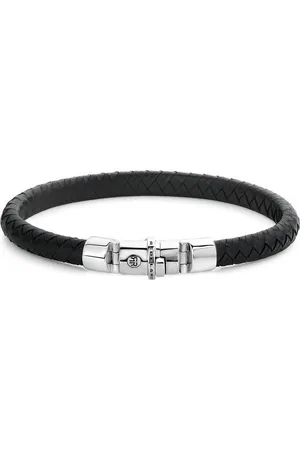 Rebel & Rose Armband Armband Half Round Braided RR-L0133-S-L Herren - Verkäufer: Timeshop24