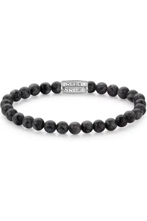 Rebel & Rose Armband Armband Grey Seduction RR-60026-S-M Unisex - Verkäufer: Timeshop24