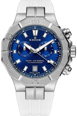 Edox Quarzuhr 10113-3CAB-BUIN Delfin Chronograph Herrenuhr 43mm 20ATM 10113-3CAB-BUIN Delfin Chronograph Herrenuhr 43mm 20ATM - Verkäufer: Timeshop24