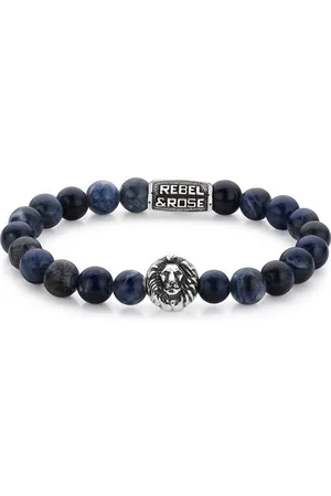 Rebel & Rose Armband Armband Midnight Blue Lion RR-8L030-S-L+ Herren - Verkäufer: Timeshop24