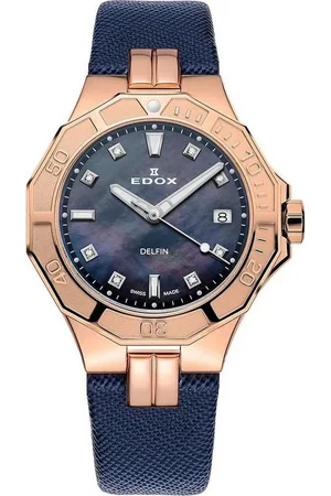 Edox Quarzuhr 53020-37RC-NANR Delfin Diver Damenuhr 38mm 20ATM 53020-37RC-NANR Delfin Diver Damenuhr 38mm 20ATM - Verkäufer: Timeshop24