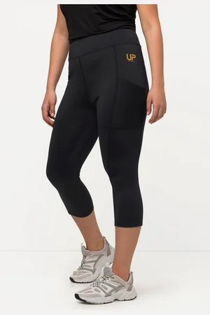 Ulla Popken Leggings 3/4-Leggings wadenlang High Waist schnelltrocknend - Verkäufer: Popken Fashion Group