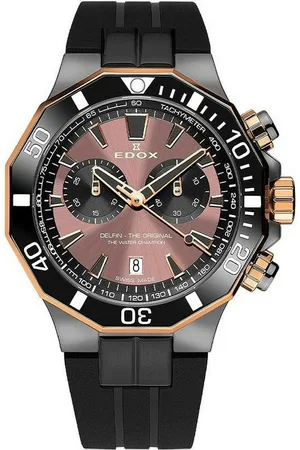 Edox Quarzuhr 10112-357GRNCA-BRNR Delfin Chronograph Herrenuhr 43mm 20ATM 10112-357GRNCA-BRNR Delfin Chronograph Herrenuhr 43mm 20ATM - Verkäufer: Timeshop24