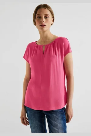 Street one Shirttop mit seitlichen Schlitzen