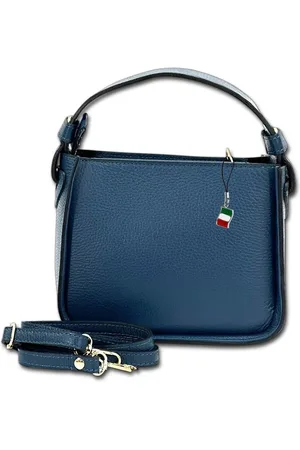 Florence Umhängetasche Umhängetasche Damen Handtasche (Umhängetasche, Umhängetasche), Damen Tasche Echtleder türkis, Made-In Italy - Verkäufer: Fit4Style Silberschmuck - IMPPAC