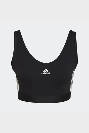 adidas Crop-Top ESSENTIALS REMOVABLE PADS 3-STREIFEN CROP-TOP - Verkäufer: adidas AG