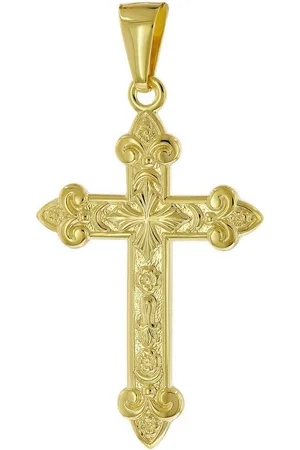trendor Kreuzanhänger Kreuz- Gold 333 (8 Karat) 35 x 24 mm - Verkäufer: uhrcenter