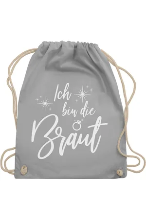 Shirtracer Turnbeutel Ich bin die Braut Bride, JGA Junggesellenabschied Frauen - Verkäufer: