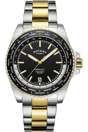 Rotary Quarzuhr GB05371/04 Henley World Timer Herrenuhr 41mm 10ATM GB05371/04 Henley World Timer Herrenuhr 41mm 10ATM - Verkäufer: Timeshop24