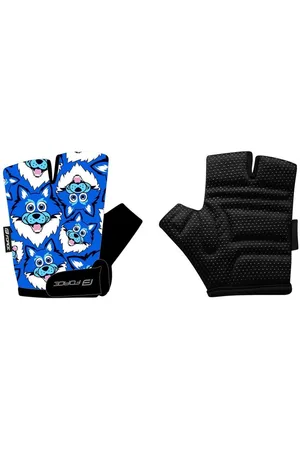 Force Fahrradhandschuhe Handschuhe WOLFIE KID blau-schwarz - Verkäufer: wospbike