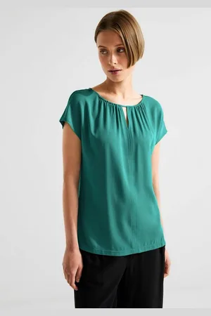Street one Shirttop mit seitlichen Schlitzen