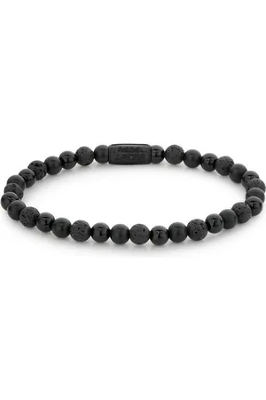 Rebel & Rose Armband Armband Black Rocks RR-60088-B-L Herren - Verkäufer: Timeshop24