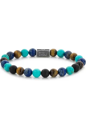 Rebel & Rose Armband Armband Mix Turquoise 925 RR-8S006-S-L Herren - Verkäufer: Timeshop24