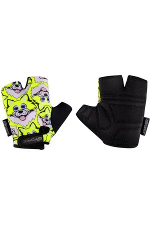 Force Fahrradhandschuhe Handschuhe WOLFIE KID gelb-weiss - Verkäufer: wospbike