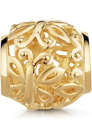 Materia Bead Gold Schmetterling Ornamente 1591, Sterlingsilber, vergoldet - Verkäufer: Schmuck