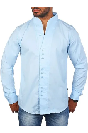 Carisma Langarmhemd Herren langarm Stehkragen Hemd H-902-regular fit Regular Langarm Stehkragen Uni - Verkäufer: fresh-style