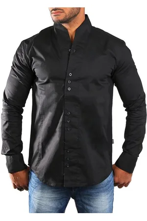 Carisma Langarmhemd Herren langarm Stehkragen Hemd H-902-regular fit Regular Langarm Stehkragen Uni - Verkäufer: fresh-style
