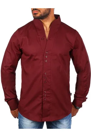 Carisma Langarmhemd Herren langarm Stehkragen Hemd H-902-regular fit Regular Langarm Stehkragen Uni - Verkäufer: fresh-style