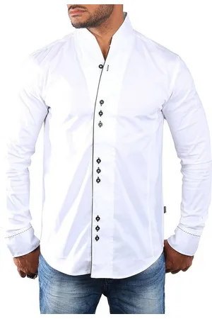 Carisma Langarmhemd Herren langarm Stehkragen Hemd H-902-regular fit Regular Langarm Stehkragen Uni - Verkäufer: fresh-style