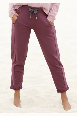 ELBSAND Sweathose Brinja mit Logoprint am Bund und Taschen, Jogginghose, Relaxhose