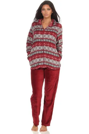 Normann Relaxanzug Kuscheliger Damen Hausanzug aus Coralfleece in tollem Norweger Design - Verkäufer: Fairway