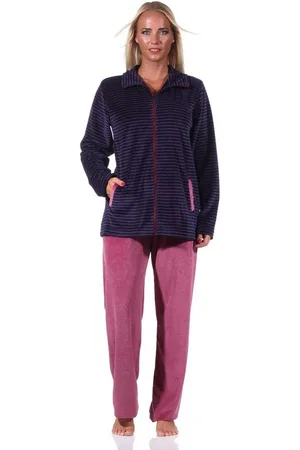 Normann Relaxanzug Damen Hausanzug in Streifenoptik, Homewear Nicky Velvet - Verkäufer: Fairway
