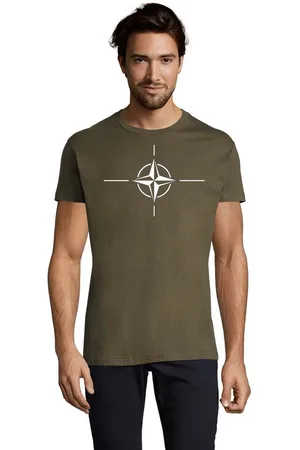 Blondie & Brownie T-Shirt Herren Nato Bündnis USA Army Ukraina Peace Print - Verkäufer: Hubihu