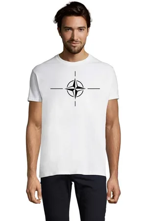 Blondie & Brownie T-Shirt Herren Nato Bündnis USA Army Ukraina Peace Print - Verkäufer: Hubihu