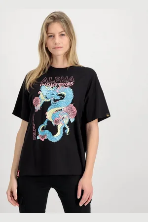 Alpha Industries T-Shirt Women - T-Shirts Heritage Dragon OS T Women