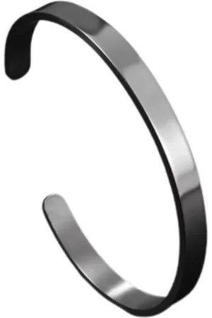 Bungsa Armband Armreifen Basic 6 mm verschiedene Farben aus Edelstahl Damen (1 Armband, 1-tlg), Bracelet Armschmuck - Verkäufer: