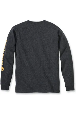 Carhartt Langarmshirt Long Sleeve dunkelgrau/orange - Verkäufer: POTTHOFF - ONLINE