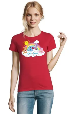 Blondie & Brownie T-Shirt Damen Glücksbärchis Sun Care Bears Hab-Dich-lieb Wolkenland - Verkäufer: Hubihu