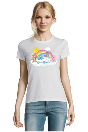 Blondie & Brownie T-Shirt Damen Glücksbärchis Sun Care Bears Hab-Dich-lieb Wolkenland - Verkäufer: Hubihu