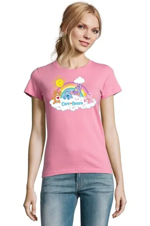 Blondie & Brownie T-Shirt Damen Glücksbärchis Sun Care Bears Hab-Dich-lieb Wolkenland - Verkäufer: Hubihu