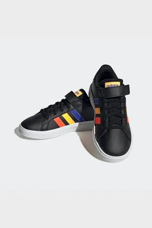 adidas GRAND COURT 2.0 KIDS Klettschuh Design auf den Spuren des adidas Superstar