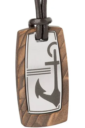 ERNSTES Kette mit Anhänger Halskette Anker Edelstahl K606.B - Verkäufer: Schmuck-Uhren-Trends