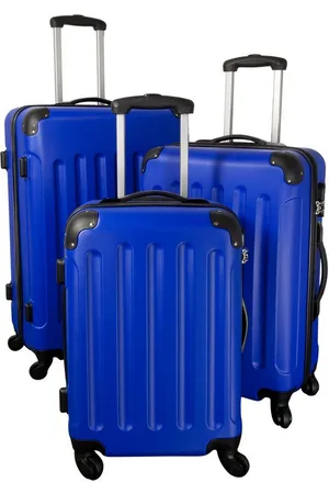 MONOPOL® Trolleyset 3-tlg. - 4 Doppelrollen - anthrazit, silber, oder rot - Verkäufer: Koffer-Experte