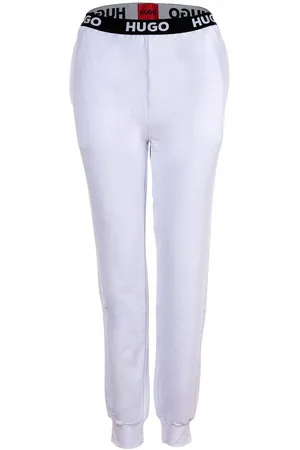 HUGO BOSS Loungehose Damen Jogginghose Polyester Sporty Logo Pants - Verkäufer: Yourfashionplace