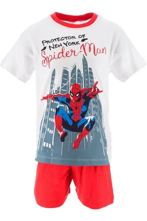 SPIDERMAN Shorty Kinder Jungen Pyjama Schlaf-Set (2 tlg) - Verkäufer: Yuhu Trading GmbH