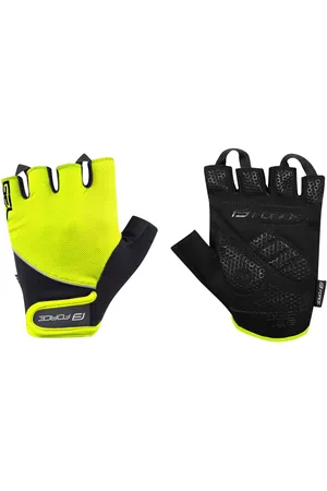 Force Fahrradhandschuhe Handschuhe GEL schwarz gelb - Verkäufer: wospbike
