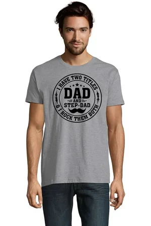 Blondie & Brownie T-Shirt Herren Stap Dad Stiefvater Papa Vater Tag Rundhals - Verkäufer: Hubihu