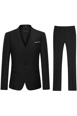 Allthemen Anzug (3 tlg, Sakko & Weste & Hose) Slim Fit für Hochzeit - Verkäufer: