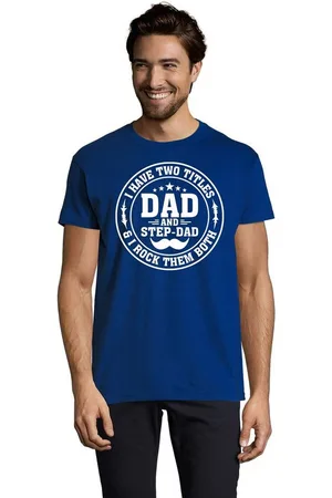 Blondie & Brownie T-Shirt Herren Stap Dad Stiefvater Papa Vater Tag Rundhals - Verkäufer: Hubihu